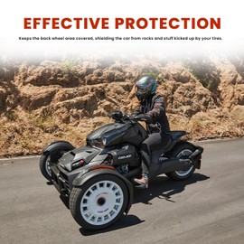 LUXEMOTO Rear Fender Mud Flaps Set for Ryker 900, 3PCS Rear Mud Flaps Mud Guards for Can-Am Ryker 900, 600 Sport & Rally Edition All Models Accessories 2019-2024(for Part #219400963)