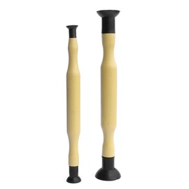 Sarini 2 Piece Hand Lap Grinding Tool Set, Double Sided Valve Hand Lap Grinding Sucker Set (Yellow)