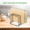 MESTUDIO Cutting Board Holder, 1.2 in. Wide Slots Cabinet Organizer