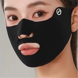 [Deopseok Deopseok] Breathable Cooling UV Protection Face Cover - Celebrity Style GS002828 UV Protection Face Cover Pink 4ea