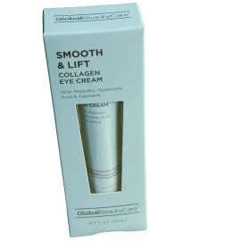 Global Beauty Care Smooth & Lift Collagen Eye Cream with Peptides 0.5 Floz /15ml