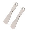 Skin Baby Cosmetics Spatula, Set of 2, Height 2.4 x