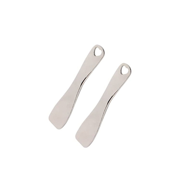 Skin Baby Cosmetics Spatula, Set of 2, Height 2.4 x