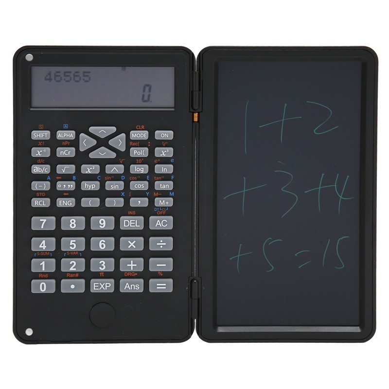 Calculator with Notepad Portable 10 Digits LCD Display Scientific Calculator