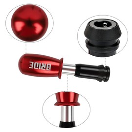 Auto Car Accessory Universal For JDM For BRIDE Aluminum Red Automatic Car Gear Shift Knob Shifter 6" Style_8888