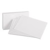 Unruled Index Cards, 4 x 6, White, 100/Pack, Sold as