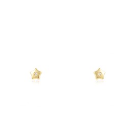 Baby Star 3.5 mm Stud Earrings – Yellow Gold