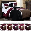 Chezmoi Collection Bernard 7-Piece Full Bed in a Bag Comforter