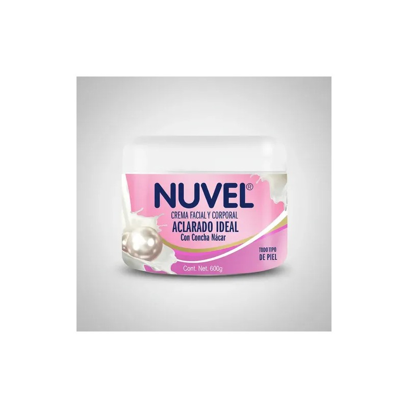 Crema Facial Y Corporal Aclarante Con Concha Nácar 600 Grs.