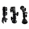 Strg Double Socket Swivel Arm with Dual 1" Ball sockets,