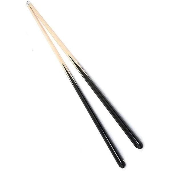FOXSMZZ 2 x Small Handmade Pool Snooker Cues for Kids and Adults Ideal for Small Spaces and Youth (90cm)