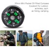 Mini Compass Set, 20mm Oil Filled, 12 Pack, Black, for