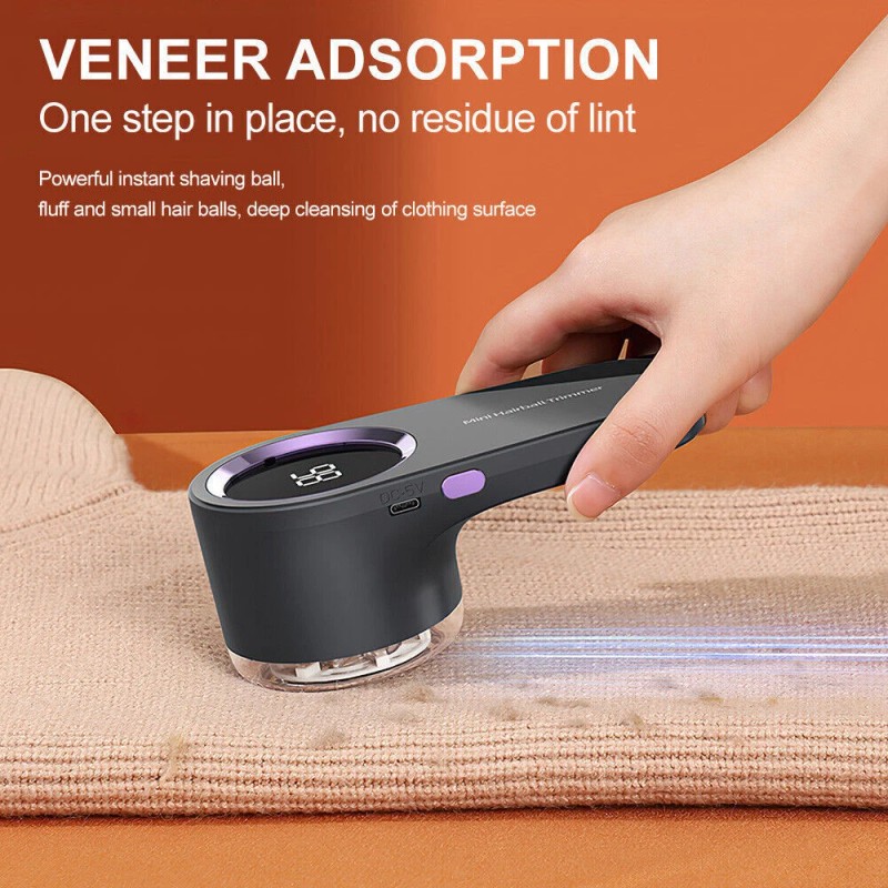 Electric Clothes Lint Pill Fluff Remover Rechargeable Fabric Sweater Fuzz