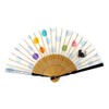 Stylish kimono Iroha Cat Play Fan, Cloth Fan,, 2642: Cat