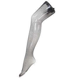 Zac's Alter Ego Women's Small Fishnet Black Tights Female Net Pattern Pantyhose Fashion Essential One Size