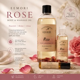 Rose Essential Body Oil Massage Oil Aromatherapy Foot Body Facial SPA Massage Oil
