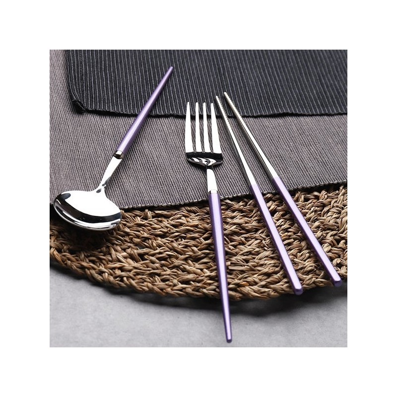 Bloom at Home Macaron Cutlery 3-Piece Set (Medium) 1 Set