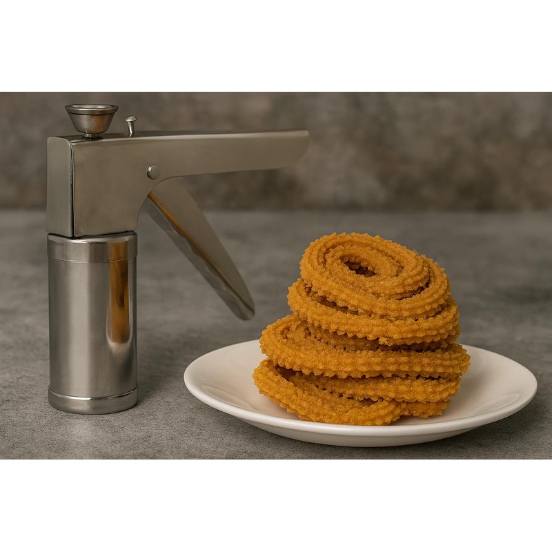 D & S Stainless Steel Sev Chakli Murukku Sancha Maker