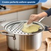 Mlesi Premium Grade Stainless Steel Spaetzle Maker with plastic Scraper,
