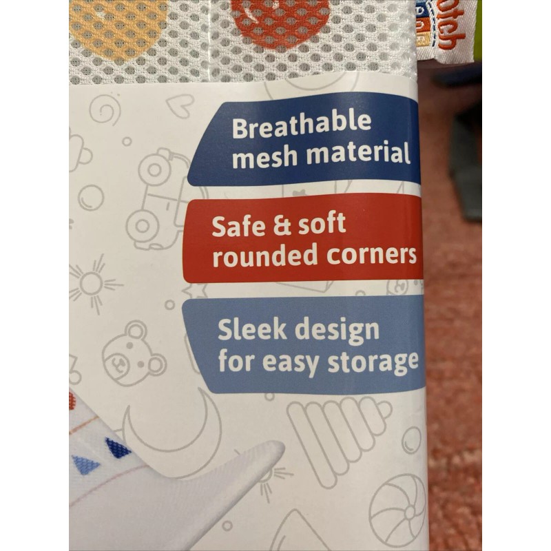 Hopscotch Lane Reversible Bath Wedge With Breathable Mesh NWT