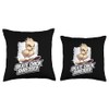 Skating Baby Chicks Skate with Skateboard Cute Skateboarding Throw Pillow
