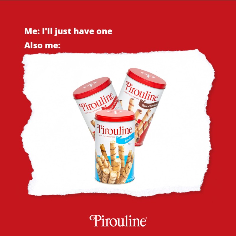 Pirouline Rolled Wafers – Dark Chocolate – Rolled Wafer Sticks,