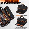 Heavy Duty Tool Bag 17.3-Inch, 26-Pocket Large Tool Bags for