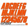 STIFFIE Shift SH12 Orange Boat PWC ID Numbers Decals Registration