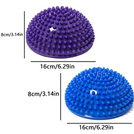 Axinyue 2pcs Hedgehog Ball, Massage Ball, Hedgehog Ball, Massage Ball, Sports Massage Ball with Nubs, Hedgehog Ball for Foot Massage, Self-Massage, Stress Reflexology