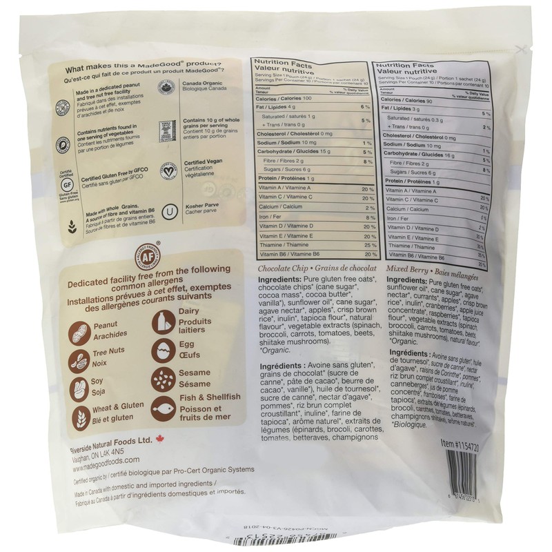 Made Good Granola Bites 20 X 24 Grams Net Wt