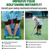 Portable Swing Correcting Arm Band, 2Pcs Golf Training Aid Swing