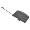 Qiilu Front Bumper Towing Cover Cap for Pull Hook Unpainted