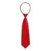 Allegra K One-Touch Necktie, 3.1 inches (8 cm), Solid Color,
