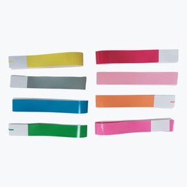 80Pcs Nurse Records Wrist Strap Disposable Identification Inpatient Wrist Strap Hospital Accompaniment Handwritten PVC Wristband for Children and Infants Handwritten Disposable Wrist Strap(8 Colors)