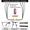 Readersoul 2 Pack Progressive Multifocal Reading Glasses For Men,Upgraded Premium