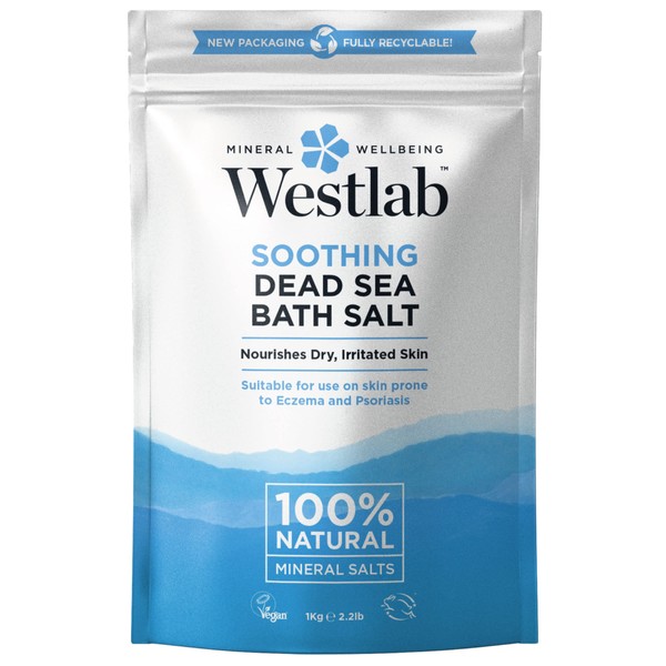 Westlab Westlab Pure Mineral Bathing Dead Sea Salt, 1kg (Packaging