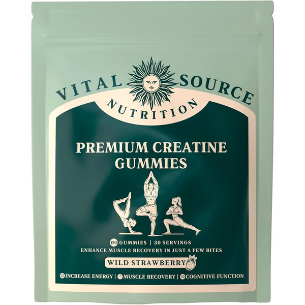 Vital Source Nutrition Premium Creatine Gummies – 5g Creatine Monohydrate