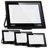 4 Pack 100W LED Flood Light Outdoor with Plug, IP66