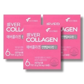 Nutri One Life Ever Collagen In&Up Biotin Up 750mg 84 tablets 3 boxes /wb basic / 에버콜라겐 인앤업 비오틴 업 750mg 84정 3박스 /wb 기본