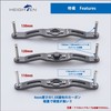 HEIGHTEN 130/120/110 mm Reel Handle (No Knobs) Thickness 0.1 inch