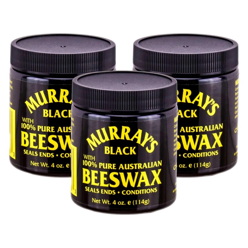 Murray's Black Beeswax, 3.5oz (Pack of 3)