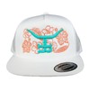 Tropical Rancher - Flatbill Trucker Snapback - Color: Black