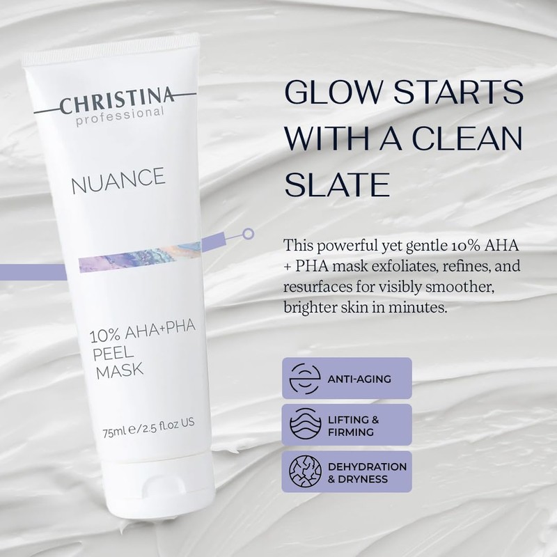 Christina - 10% AHA PHA Peel Mask - Facial Treatment