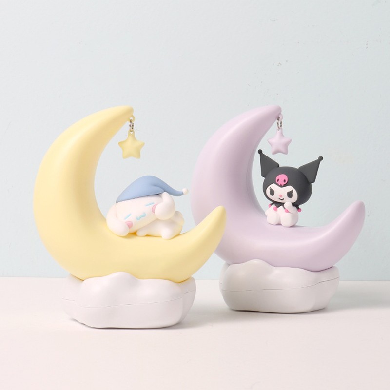 Cute Moonlight Night Lamp Sweet Dreams Crescent Moon LED Warm
