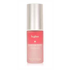 b.glen Damask Rose Oil & Serum, Oil Serum, 0.7 fl oz (20 ml), Damask Rose Essential Oil, Moisturizing, Dryness, Aging Care