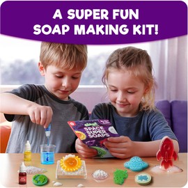 Doctor Jupiter Space Super Soaps - Soap Making Kit for Kids | Arts & Crafts for Kids Ages 4-6-8-12 | Birthday Gift Ideas for Boys & Girls, Space Toys