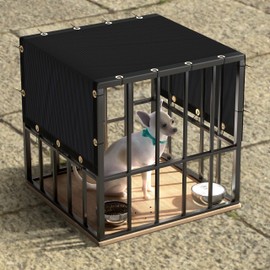 ColourTree 6' x 14' Black Shade Cloth Tarp with Grommets - 90% Sunblock, Durable Net Mesh Fabric for Dog Kennel, Plant Cover, Patio, Chicken Coop & Pet Playpen Roof (We Make Custom Size)