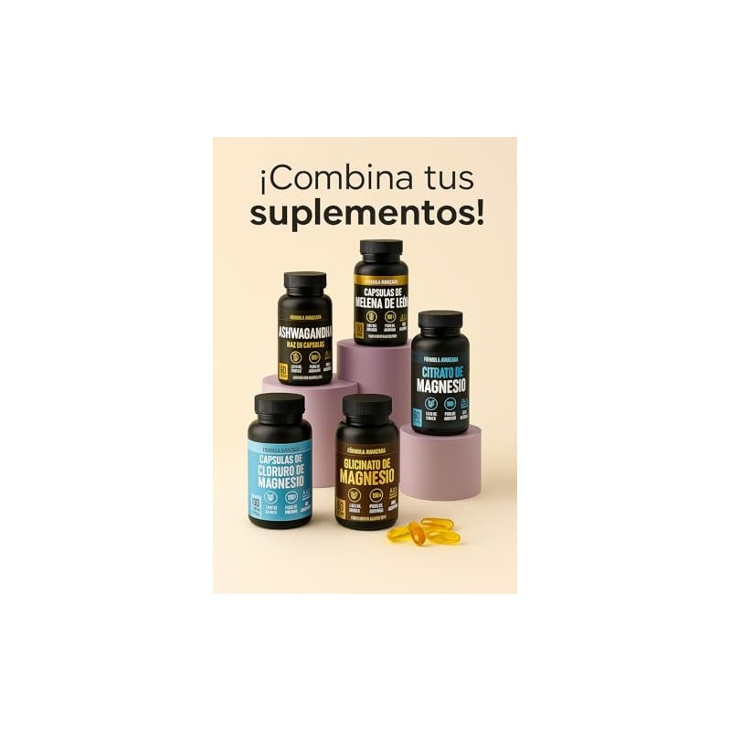 Cloruro de Magnesio en Cápsulas 500 mg | 100 Cápsulas