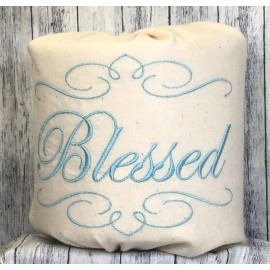 BeachcraftersEMB Blessed Embroidered Decorative Toilet Paper Roll Wrap - Bathroom Decor