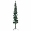 Casafoyer Slim Artificial Half Christmas Tree with Stand Green 70.9"